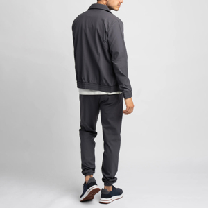 Áo khoác có khóa kéo chất liệu nylon cao cấp, in logo tùy chỉnh, kiểu dáng ôm body, chất liệu công nghệ cao, bộ đồ thể thao chất lượng cao dành cho nam - Product Image 4