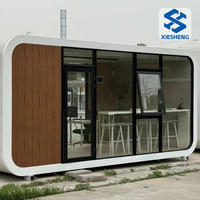 Apple Cabin Nouveau 20 pieds Maison mobile préfabriquée Cuisine moderne Salle de bain Hôtels Villa Maison mobile en acier Pod Bureau Bar Pub
