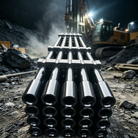 Tige de forage filetée T45 3050 mm pour le forage de roche à marteau supérieur dans l'exploitation minière et les carrières