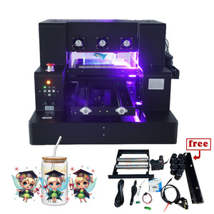 Factory Price <b>A4</b> UV Flatbed Inkjet <b>Printer</b> for Small Business PVC Card Pen Tumbler Golf Balls Printing Machine - Product Image 1