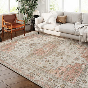 Tapis vintage en polyester cachemire personnalisable pour la maison <span class=keywords><strong>h</strong></span>ôtel chambre à coucher salon extérieur tissé à plat à la main pour la prière <span class=keywords><strong>de</strong></span> voyage - Product Image 2