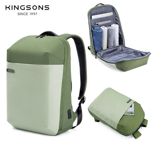 Kingsons <b>Student</b> <b>Backpack</b> 15 Inches Water Resistant With Usb Unisex Leisure Travel <b>Backpack</b> - Product Image 4