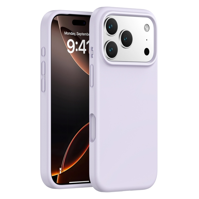 Premium Microfiber Lined Silicone Case for iPhone 17 Pro Max 16 E 15 Scratch Proof Inner Layer Executive Phone Case Wholesale