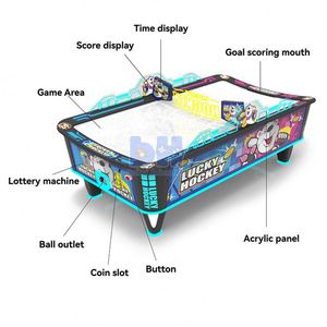 Baihui Animation Nouvelle Machine de Jeu d'Hockey sur Air d'Intérieur, Table d'Arcade à Monnayeur, Équipement de Divertissement Sportif - Product Image 3