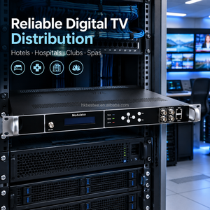 Sintonizador a Modulador Todo en Uno de 4, 8, 12, 16, 24 Canales, Entrada de Sintonizador DVB-S2, DVB-C, DVB-T, ISDB-T, Salida IP, ASI, RF, CATV, para Hoteles - Product Image 2