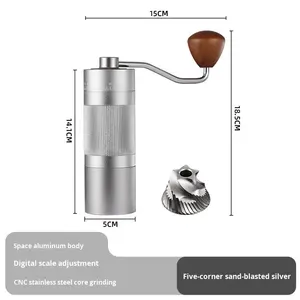 เครื่องบดเมล็ด<span class=keywords><strong>กาแฟ</strong></span><span class=keywords><strong>แบบ</strong></span>มือหมุนพกพา ข้ามพรมแดน ปรับขนาดใบมีดได้ ผลิตในจีน ใช้งานได้หลากหลายสำหรับกาแฟที่บ้าน - Product Image 6