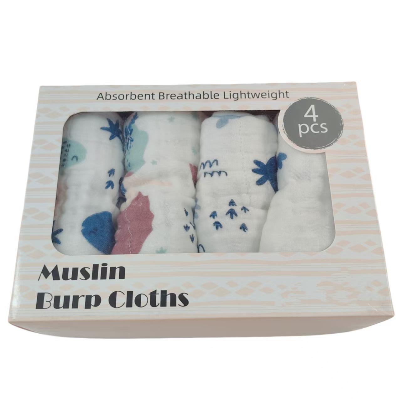 Coffret cadeau 4 pièces serviette à rots