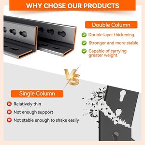 Étagère autoportante extensible robuste à 5 niveaux, capacité de 3000 lb, noire industrielle, 72 pouces, pour garage et sous-sol - Product Image 6