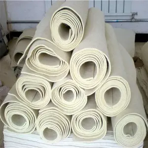 Non Toxic Customized Wool Shapes Wool Felt Rolls With Felting Production Line