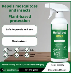 Produit phare : Spray <span class=keywords><strong>anti</strong></span>-parasites externes pour animaux de compagnie, <span class=keywords><strong>anti</strong></span>-puces, tiques et acariens pour chiens et chats - Product Image 2