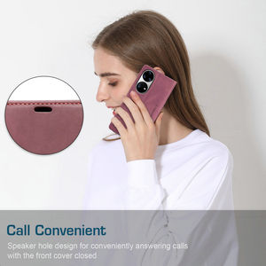 Étui <span class=keywords><strong>CaseMe</strong></span> pour OPPO A16 A15, Nouveautés pour OPPO Reno 6Z 5G, Étui Portefeuille avec 2 Emplacements pour Cartes - Product Image 4