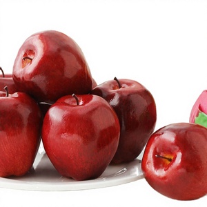 JoyboHome Faux fruits pomme rouge délicieuse, décoration artificielle réaliste pour la rentrée scolaire et les décorations de Noël - Product Image 3