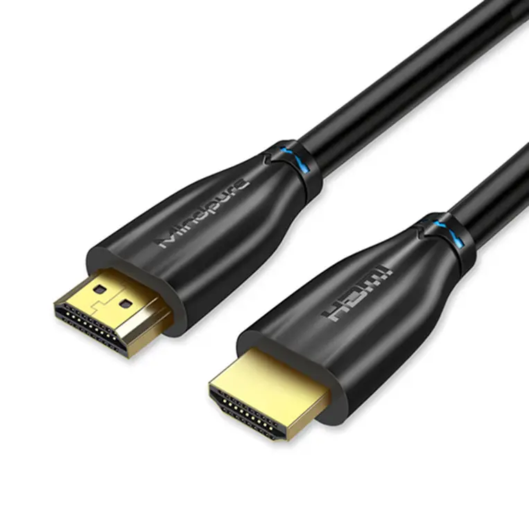 Mindpure high speed hdmi to hdmi audio video cable 8k 60Hz 4k 144Hz hdmi v 2.1 cable ultra hd active 1.5 3 meter 10ft
