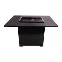 AOBLSmokeless Hot Pot Barbecue Grill Table Meubles de restaurant personnalisables ODM OEM