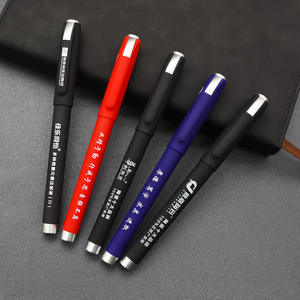 カスタムロゴインプリント付き高級ゴムコーティング販促用プラスチックジェルペン - Product Image 2