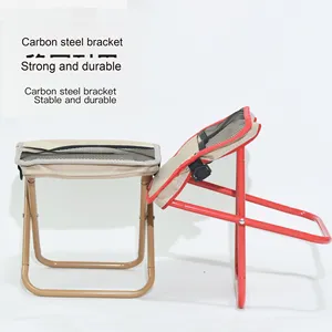 <b>Outdoor</b> Folding Chair Handbag Stool for Camping Travel Fishing Subway <b>Train</b> Queuing Tabouret Pliant Sac - Product Image 3