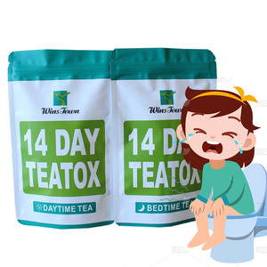 Thé Détoxifiant <span class=keywords><strong>Côlon</strong></span> Matin et Soir Marque Blanche Meilleur <span class=keywords><strong>Ventre</strong></span> <span class=keywords><strong>Plat</strong></span> Herbal Teatox Détox 14 Jours Minceur pour Perte de Poids - Product Image 1