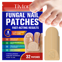 TIVLON Hypoallergénique Améliore l'apparence des ongles Hydrogel Anti Fongal Nail Patches pour le traitement et la réparation des champignons des ongles