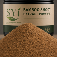 Poudre d'extrait de pousses de bambou - Extrait naturel de Bambusa Vulgaris pour l'utilisation alimentaire et en boisson