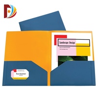 Carpeta de Presentación Empresarial Personalizada con Impresión de Logotipo, Formato A4, con Doble Bolsillo para Documentos