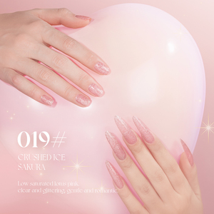 GULAURI Venta caliente Gel de esmalte profesional Buena calidad Nail Art 3 colores Gel Pink <span class=keywords><strong>Pastel</strong></span> Gel intermitente - Product Image 6