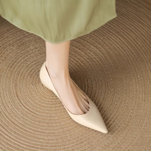 Zapatos Elegantes para Mujer, Primavera 2026, Estilo Vintage, Imitación de Gamuza, Alta Calidad, Punta en Pico, para Vestir, Fiesta, Oficina - Product Image 2