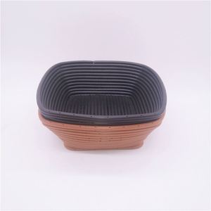 Food grade plastic rattan banneton bread proofing basket auckland