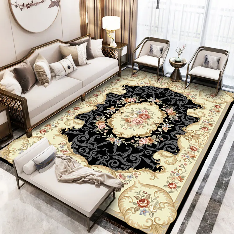 Home Decoration Wrinkle-resistant Handmade European Style Living Room Area Rug Carpets prayer mat turkish persian carpet