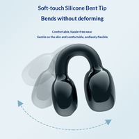 Nuevos Auriculares Bluetooth de Conducción Aérea de Moda, Diseño Inalámbrico Deportivo con Clip para la Oreja y Estilo Intrauditivo, de Una Sola Oreja, Cómodos de Usar