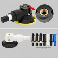 Outils de réparation de bosses de voiture : Pompe manuelle 75 mm et ventouse de montage 3 pouces avec vis femelles M6, M8, 1/4 "-20, 3/8 "-16