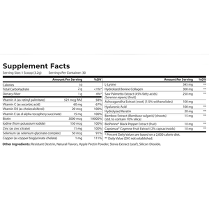 อาหารเสริมเร่งผมยาว OEM 3.39 ออนซ์ สำหรับผู้หญิง วิตามินไบโอติน บำรุงเส้นผม - Product Image 2