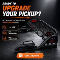 Barre de protection universelle en acier noir pour pick-up avec panier de chargement pour Hilux Ranger D-MAX 4x4 Accessoires tout-terrain