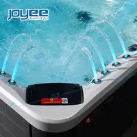 Отдельное светодиодное джакузи JOYEE на 5 человек, массажная ванна с открытой дверью, заводские цены, для отдыха на открытом воздухе, зимняя Бальбоа Гидромассажная Ванна