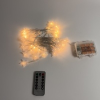 LED Star String Lichterketten Girlande Weihnachts baum Neujahr Valentinstag Party liefert Dekoration 3 * AA Batterie