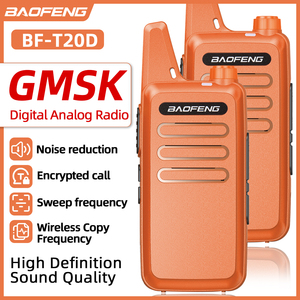 วิทยุสื่อสารแบบพกพา Baofeng BF-T20D 30CH Mini Walkie Talkie UHF 400-470MHz รองรับ VOX โทรเข้าแบบเข้ารหัส ชาร์จผ่าน USB Type-C วิทยุสื่อสารสองทาง - Product Image 1