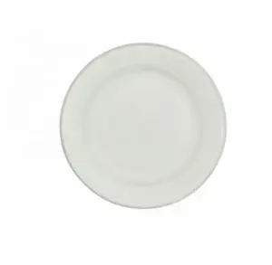 Assiettes en fibre de bambou jetables assiette en papier compostable sans PFAS pour restaurants mariage