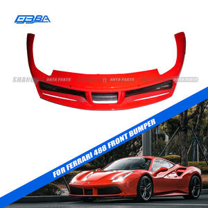 Système de carrosserie automobile Pièces de voiture d'occasion Pièces automobiles Pare-chocs avant rouge pour Ferrari 488 87973710 - Product Image 1