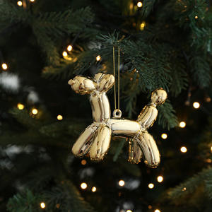Nouvelles décorations de Noël de luxe en plastique doré avec paillettes en forme de beignets pour arbre de Noël - Product Image 4