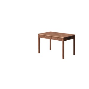 Nordic Solid Wood Desk Black <b>Walnut</b> With <b>Drawer</b> Office Study Table - Product Image 5