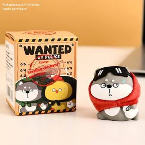 Décor ludique en résine <span class=keywords><strong>de</strong></span> poulet et <span class=keywords><strong>de</strong></span> chien-Oeuvre d'art animale espiègle faite à la main-Décoration <span class=keywords><strong>de</strong></span> bureau et <span class=keywords><strong>de</strong></span> maison <span class=keywords><strong>de</strong></span> qualité supérieure à collectionner - Product Image 1