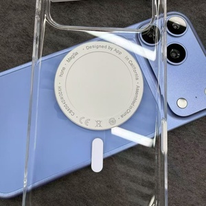 Coque de téléphone transparente rigide en PC, avec anneau magnétique pour le contrôle de la caméra, pour iPhone 18 Pro Max, nouvelle et originale. - Product Image 3