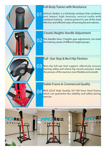 Máquina de Escalada Vertical Motorizada para Gimnasio, Equipo de Ejercicio Cardiovascular de Alta Gama para <span class=keywords><strong>Fitness</strong></span> - Product Image 6