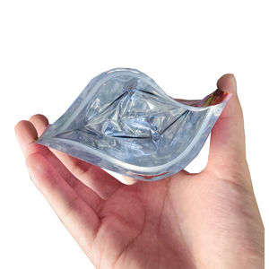 Bolsas de Mylar con acabado mate blanco impresas personalizadas, bolsa Ziplock resistente al agua para embalaje de alimentos para mascotas, plástico impreso personalizado - Product Image 3