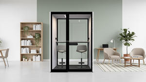 Cabine de discussion insonorisée Comine pour bureau, cabine acoustique pour réunions privées d'affaires - Product Image 6
