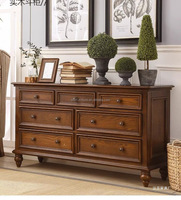 Armoire de rangement en bois massif, bois de frêne blanc, 9 tiroirs, commode en bois massif, chambre à coucher, salon, commode de chambre à coucher