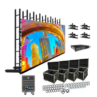 Dalles LED interactives P2.6 à bords incurvés pour scène, podium, défilé de mode, location et affichage