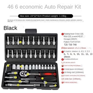 46pcs Multi-Functional Auto Repair <strong>Wrench</strong> <strong>Set</strong> OEM Customizable <strong>Small</strong> Hand Tools Including Socket <strong>Set</strong> - Product Image 2