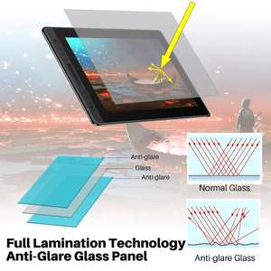 Tableta Gráfica con Pantalla <span class=keywords><strong>HUION</strong></span> KAMVAS Pro 16, Gama de Colores RGB del 120%, para Escritura a Mano, Diseño Gráfico, Animación y Enseñanza en Línea - Product Image 4