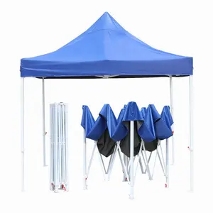 공장 제조업체 420D 600D 800D 방수 안티 UV 패브릭 도매 캐노피 텐트 접는 텐트 전망대 3x3