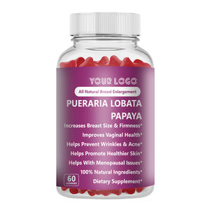 OEM Natural pembesar payudara Gummies kesehatan dengan akar Kudzu dan pepaya meningkatkan kurva payudara, tangguh dan montok payudara - Product Image 1